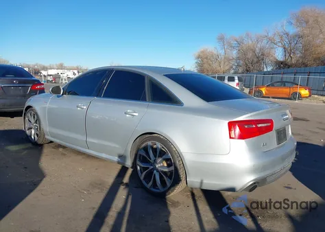 2014 Audi A6 3.0T Premium Plus from USA, damaged, VIN WAUHGAFC9EN128587